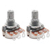 musiclily basic 250k mini metric coarse 18 spline split shaft pots audio linear taper potentiometers for electric guitar bass m282 2