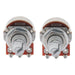 detail of musiclily basic 500k mini metric coarse 18 spline split shaft pots audio linear taper potentiometers for electric guitar bass m284 2