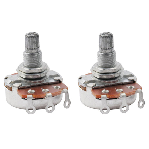 musiclily basic 250k metric coarse 18 spline split shaft pots audio linear taper potentiometers for electric guitar bass m286 2