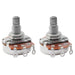 musiclily basic 250k metric coarse 18 spline split shaft pots audio linear taper potentiometers for electric guitar bass m286 2