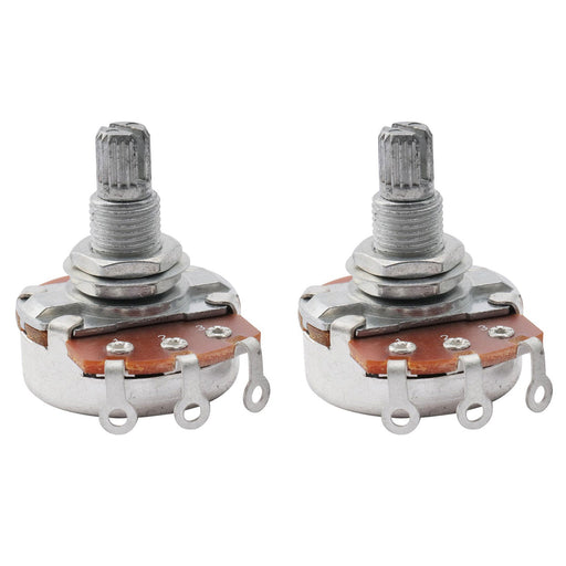 musiclily basic 500k metric coarse 18 spline split shaft pots audio linear taper potentiometers for electric guitar bass m288 2