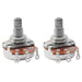 musiclily basic 500k metric coarse 18 spline split shaft pots audio linear taper potentiometers for electric guitar bass m288 2