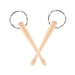 musiclily wood mini standard drumkey drum key chain for drummer m420 2