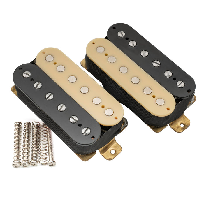 musiclily basic ceramic humbucker pickups neck bridge set 50mm 52mm for electric guitar m427m433 details