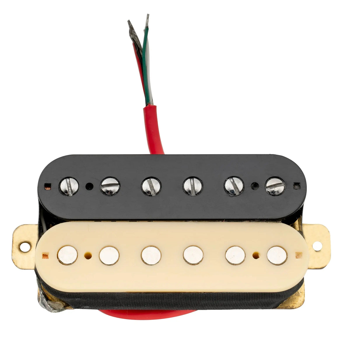 detail of musiclily basic 52mm ceramic humbucker bridge pickup for electric guitar m427