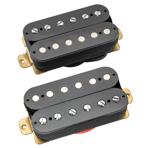 musiclily basic ceramic humbucker pickups neck bridge set 50mm 52mm for electric guitar m427m433, black