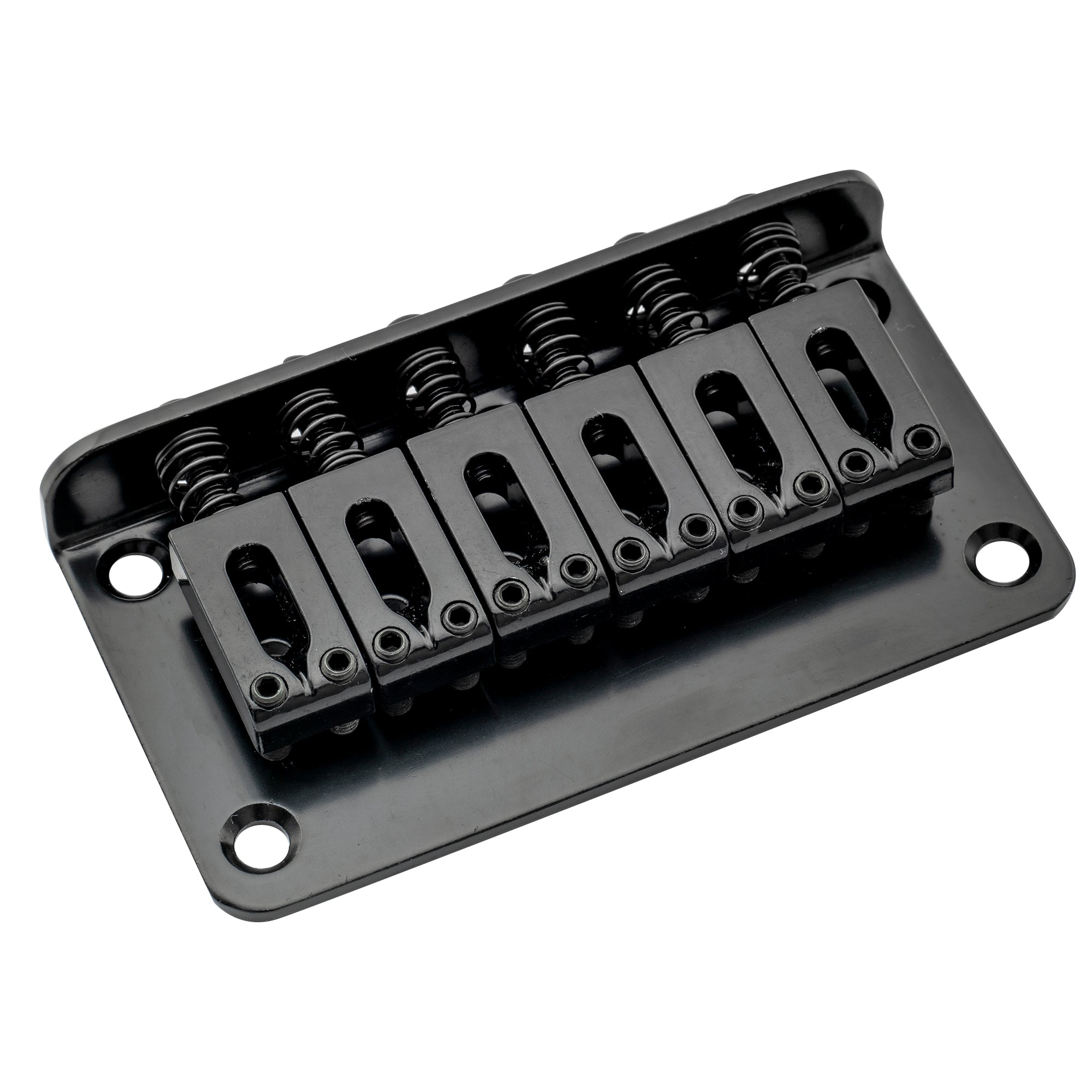 Musiclily Basic 52,5 mm (2-1/16 Zoll) 6-Saiten-Gitarre ohne Tremolo, fester Sattel, Hardtail-Brücke für Fender Strat- und Tele-Style-Elektrogitarren