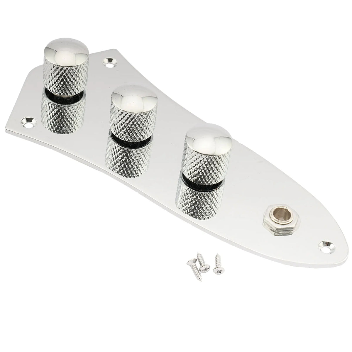 Musiclily Loaded Prewired Jazz Bass Control Plate for JB Style Bass