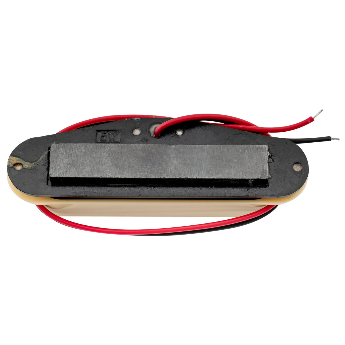 Musiclily Basic 50mm Keramik Gitarren Single Coil Mittlerer Pickup für Strat oder Squier Stil 