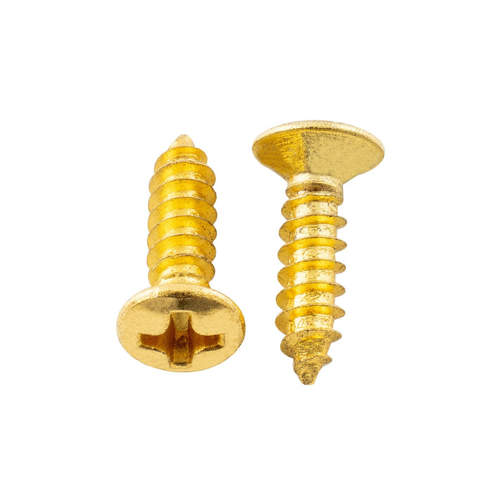 Musiclily Basic 3 x 12 mm Schlagbrett-Befestigungsschrauben für Gitarrenbässe, 50er-Set