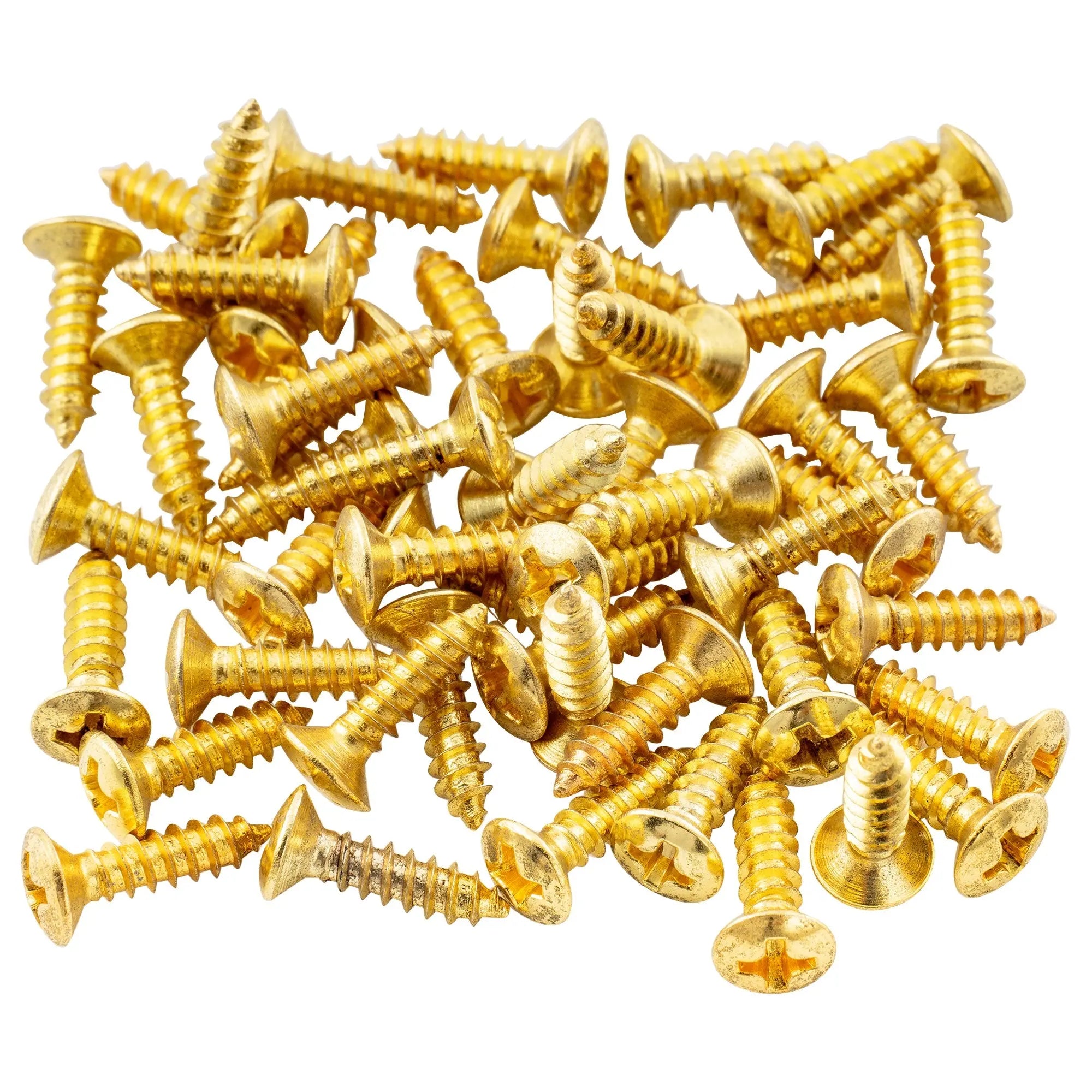 musiclily basic 3 12mm pickguard mounting screws for guitar bass m529 50p, 50 pcs