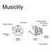 Dimensions of musiclily basic 1 4 inch 6 35mm mono output jack socket for strat tele style electric guitar bass m532p
