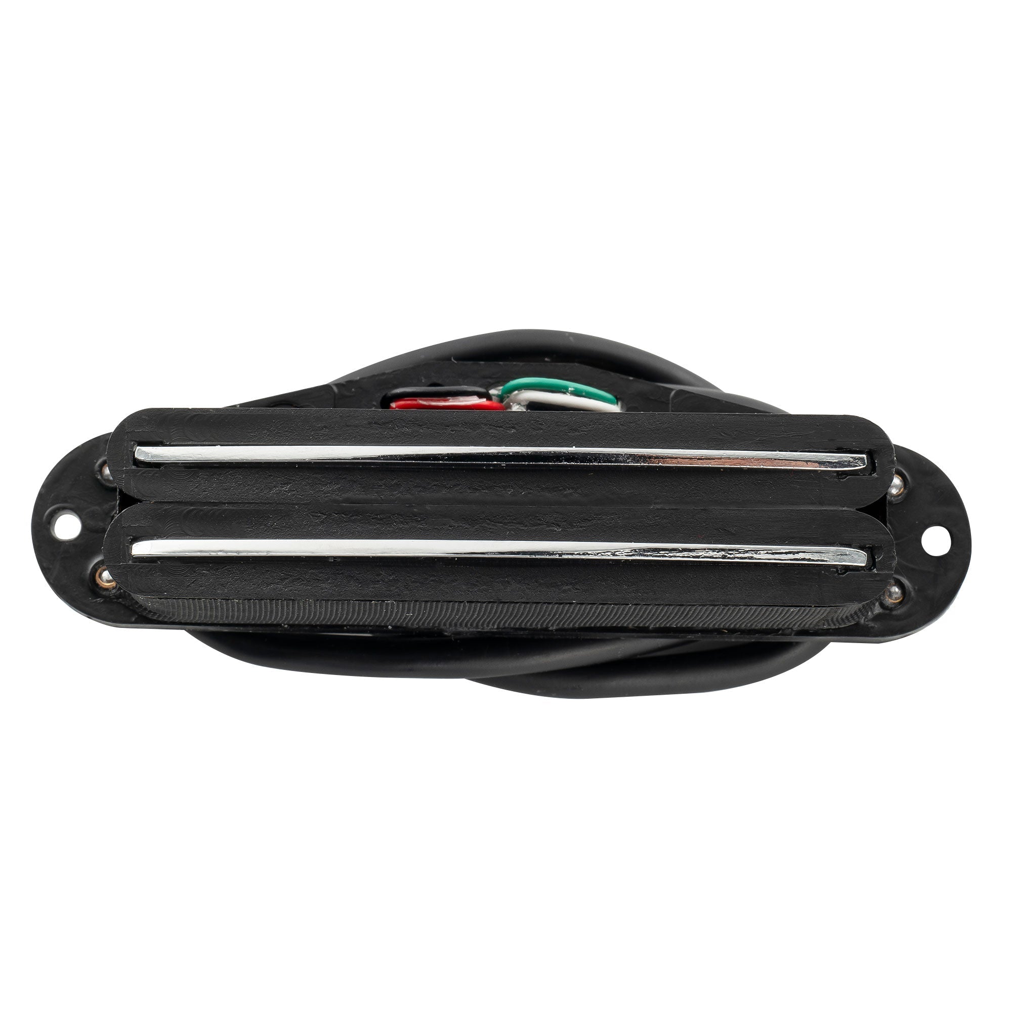detail of musiclily basic rail blade ceramic single coil sized humbucker pickup for strat style electric guitar m533p