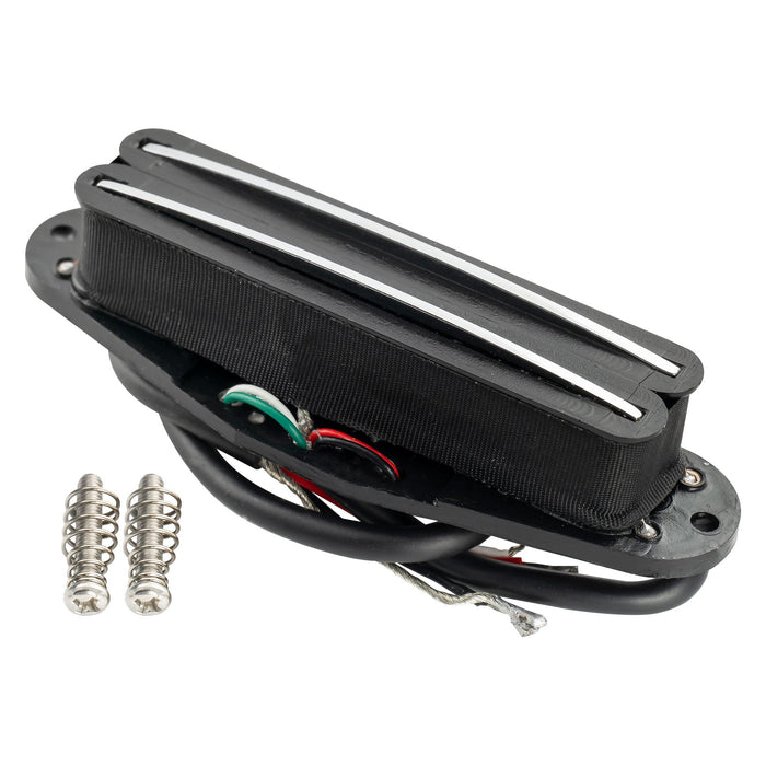 musiclily basic rail blade ceramic single coil sized humbucker pickup for strat style electric guitar m533p details
