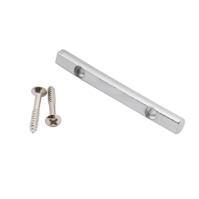 Musiclily ベーシック スチールギター弦固定バー フロイドローズトレモロシステム用 エレキギター向け、2本セット