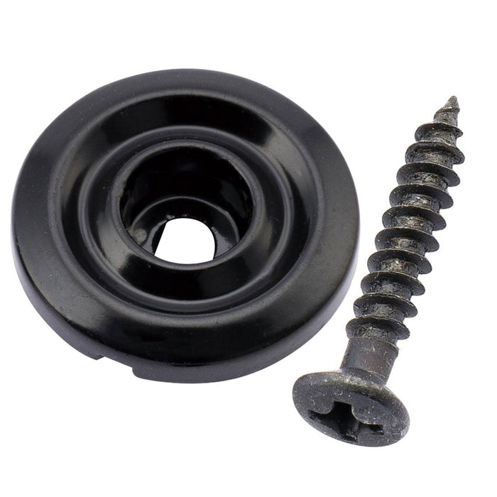 Guias de Cordas Redondas de Aço Básicas Musiclily para Baixo Elétrico Fender Precision Bass Jazz Bass, Conjunto de 2