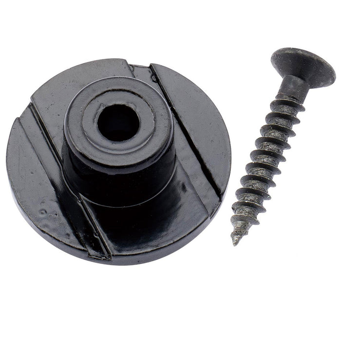 Guias de Cordas Redondas de Aço Básicas Musiclily para Baixo Elétrico Fender Precision Bass Jazz Bass, Conjunto de 2