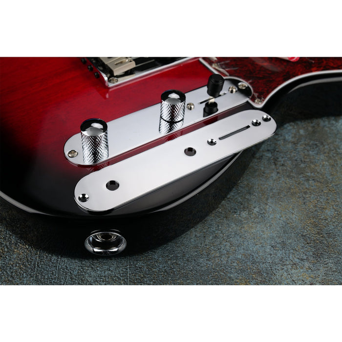 Placa de Controle TL de Aço de 32mm Musiclily Básica para Guitarra Estilo Tele Squier 