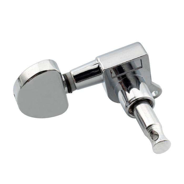 3R3L 15:1 Rapporto Testine Mchine Integrate Complete per Chiavi di Accordatura Chitarra Acustica/Elettrica 45 Gradi Viti Regolatori Tasti, Pulsanti Mezza Luna