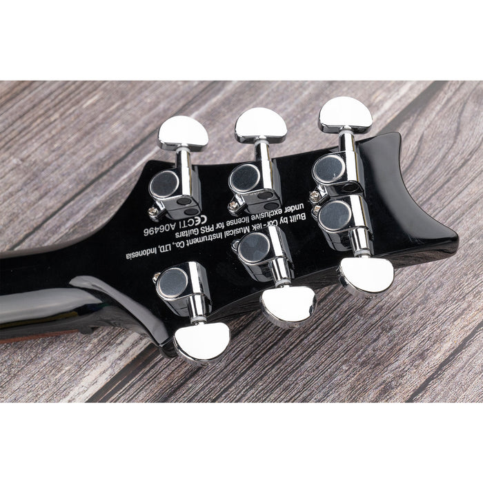 Musiclily Basic R15A Singolo Rapporto 15:1 Testata Macchina Intera Sigillata per Accordatura Lato Basso con Pulsante a Mezzaluna per Chitarra Acustica Elettrica