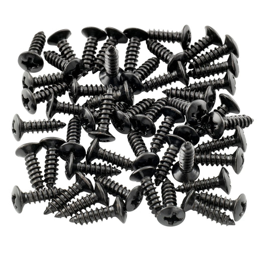 musiclily basic 3 12mm pickguard mounting screws for guitar bass m529 50p, 50 pcs