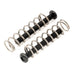 musiclily pro m3x25mm pan head humbucker pickup mounting screws and steel springs set for import electric guitar set of 6 details