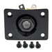 musiclily basic 1 4 inch 6 35mm rectangle guitar loaded jack socket plate for lp tele style electric guitar m198p