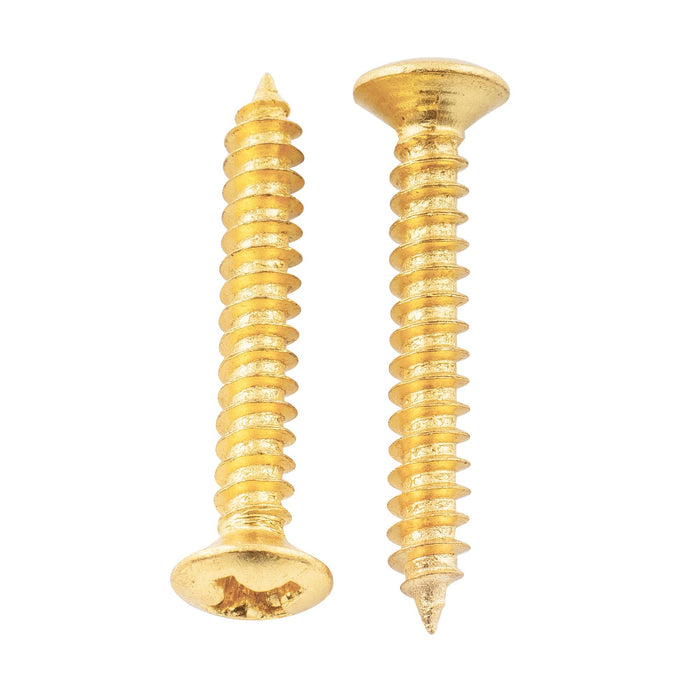 Musiclily Basic 3*22mm Gitarrenbrücke Montage Senkschrauben, 20 Stück 