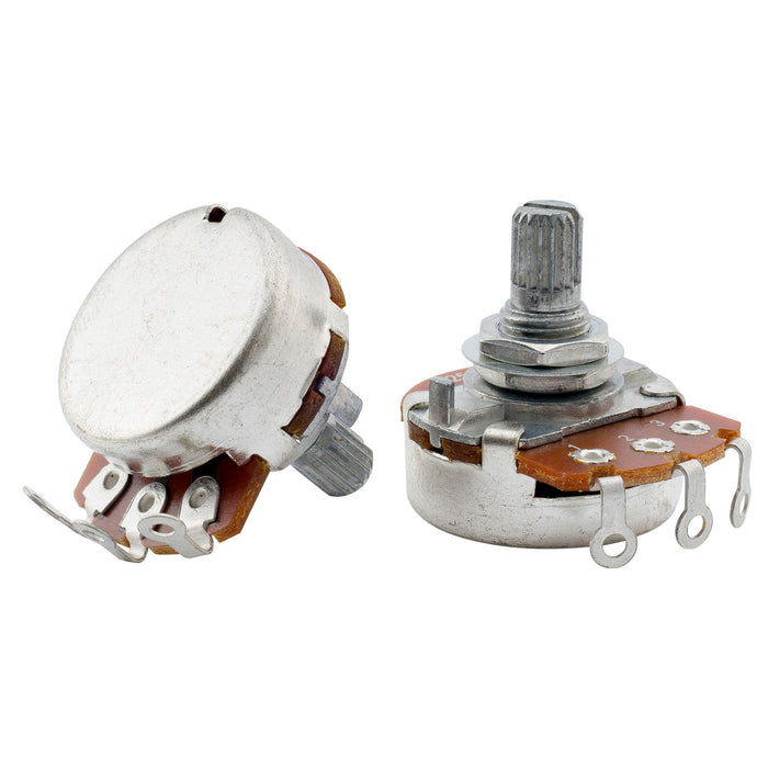 Part of musiclily basic 250k metric coarse 18 spline split short shaft pots audio linear taper potentiometers for electric guitar bass m595 2