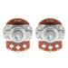 detail of musiclily basic 250k metric coarse 18 spline split short shaft pots audio linear taper potentiometers for electric guitar bass m595 2