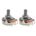 musiclily basic 250k metric coarse 18 spline split short shaft pots audio linear taper potentiometers for electric guitar bass m595 2