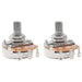 musiclily basic 500k metric coarse 18 spline split short shaft pots audio linear taper potentiometers for electric guitar bass m597 2