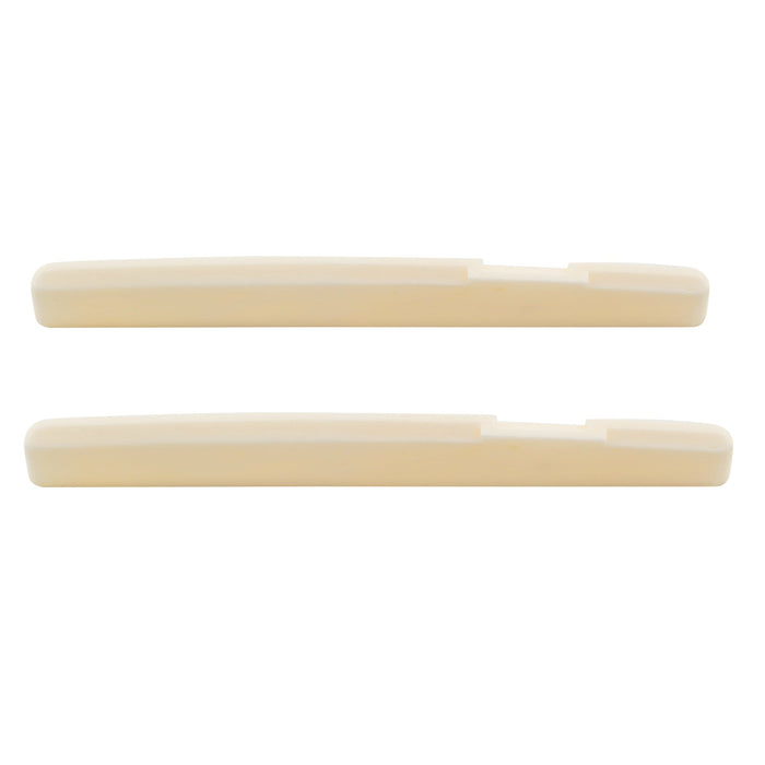 musiclily basic compensated bone acoustic guitar saddle dj 12 dj 14 72x3x9mm m631 2p