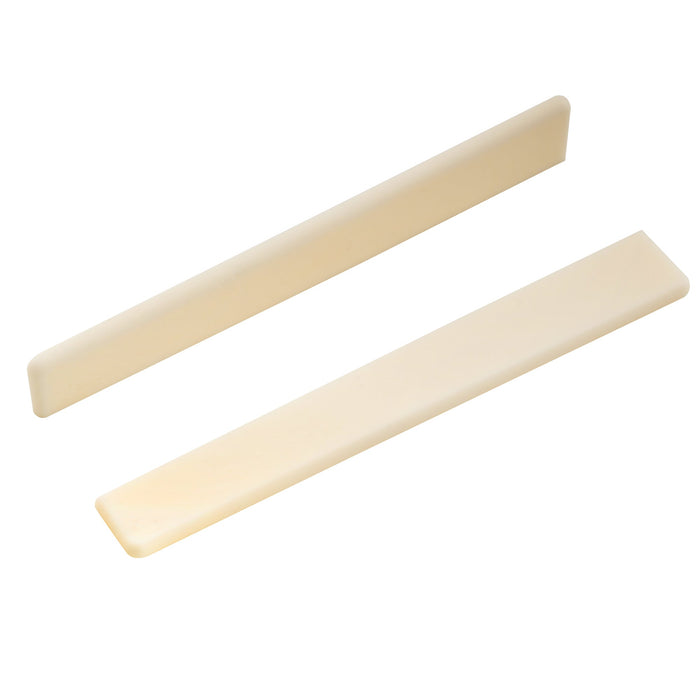 musiclily basic 6 string bone classical guitar saddle 80x3x11 9 5mm m633 2 details
