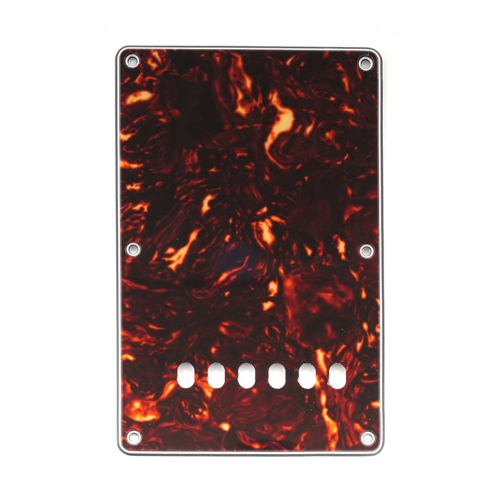 musiclily basic 6 hole guitar back plate for china made squier 1 3 4 ply m232p