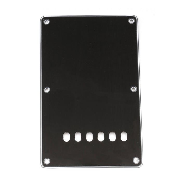 musiclily basic 6 hole guitar back plate for china made squier 1 3 4 ply m232p