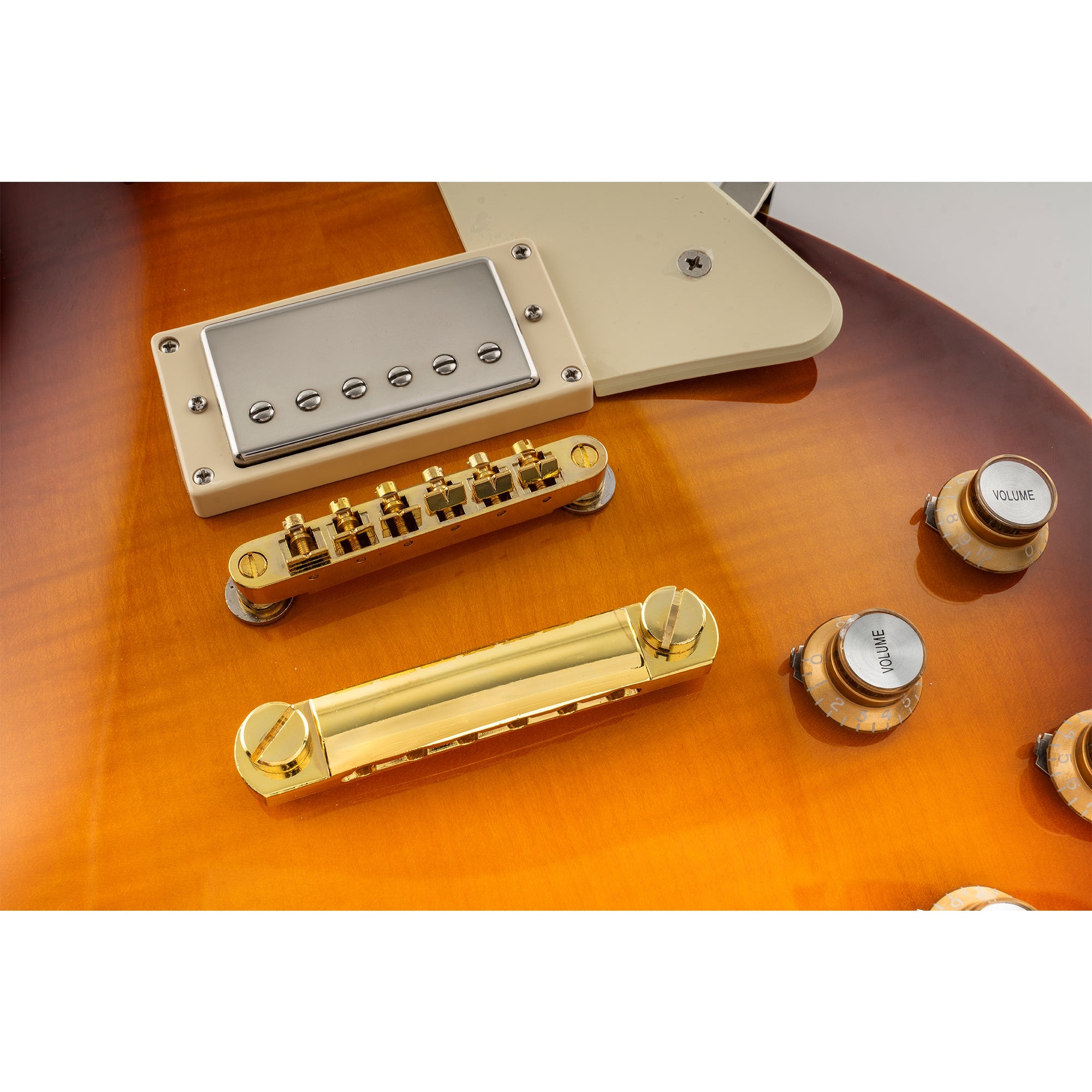 Musiclily Basic 52.5mm(2-1/16 inch) Guitar Tune-o-matic Stop Tailpiece for LP Style Electric Guitar