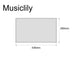 Dimensions of musiclily pro 435x290mm blank electric guitar bass pickguard material scratch plate sheet 3 ply m694