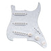musiclily basic pre wired loaded standard st sss pickguard with ceramic magnet single coil pickups set for strat style electric guitar m276p
