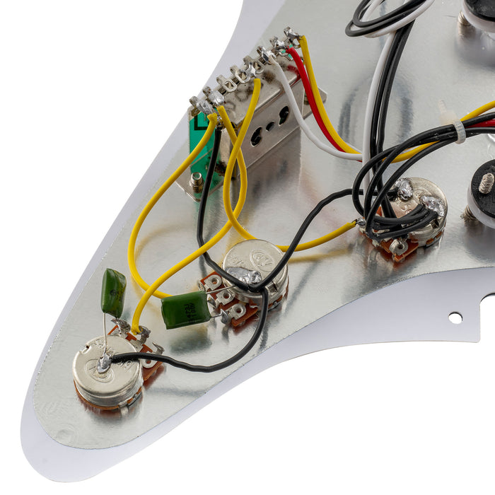 Musiclily Basic Pre-cablato Loaded Standard ST-SSS Battipenna con pickup single coil con magnete in ceramica per chitarra elettrica stile Strat