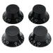 musiclily basic metric coarse 18 spline top hat bell knobs tone volume control knobs for epiphone lp sg style electric guitar m144 4p, 4 pcs