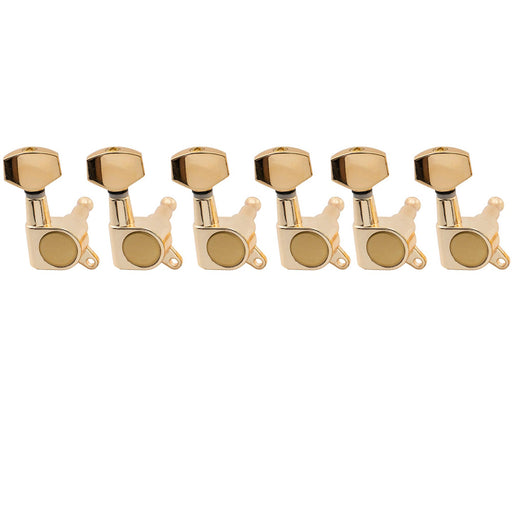 musiclily basic 6 in line sealed guitar tuners tuning pegs keys machine heads set for fender strat tele style guitar m174 6