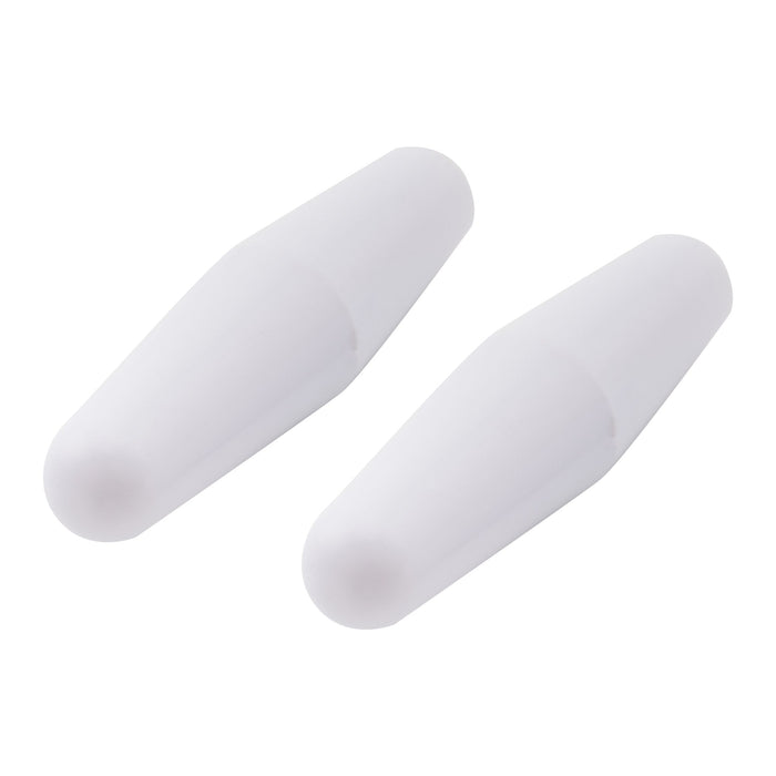 Musiclily Basic プラスチック製 トレモロアームキャップ StratストラトエレキギターのM6トレモロアーム ワミーバー用 ホワイト(2個セット)