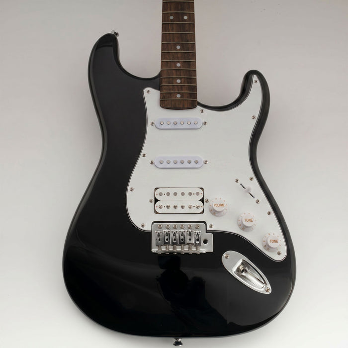 Musiclily Basic Pre-wired Loaded ST-HSS Pickguard with Ceramic Pickups for Strat Style Electric Guitar