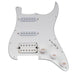 musiclily basic pre wired loaded st hss pickguard with ceramic pickups for strat style electric guitar m766p
