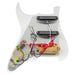 Part of musiclily basic pre wired loaded st hss pickguard with ceramic pickups for strat style electric guitar m766p