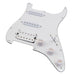 detail of musiclily basic pre wired loaded st hss pickguard with ceramic pickups for strat style electric guitar m766p