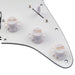 musiclily basic pre wired loaded st hss pickguard with ceramic pickups for strat style electric guitar m766p details