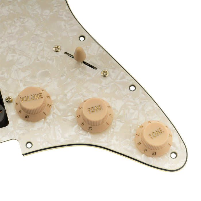 Musiclily Basic Pre-wired Loaded ST-HSS Pickguard with Ceramic Pickups for Strat Style Electric Guitar