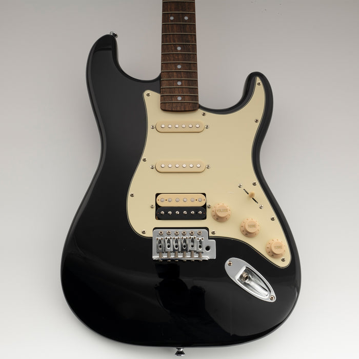 Musiclily Basic Pre-wired Loaded ST-HSS Pickguard with Ceramic Pickups for Strat Style Electric Guitar